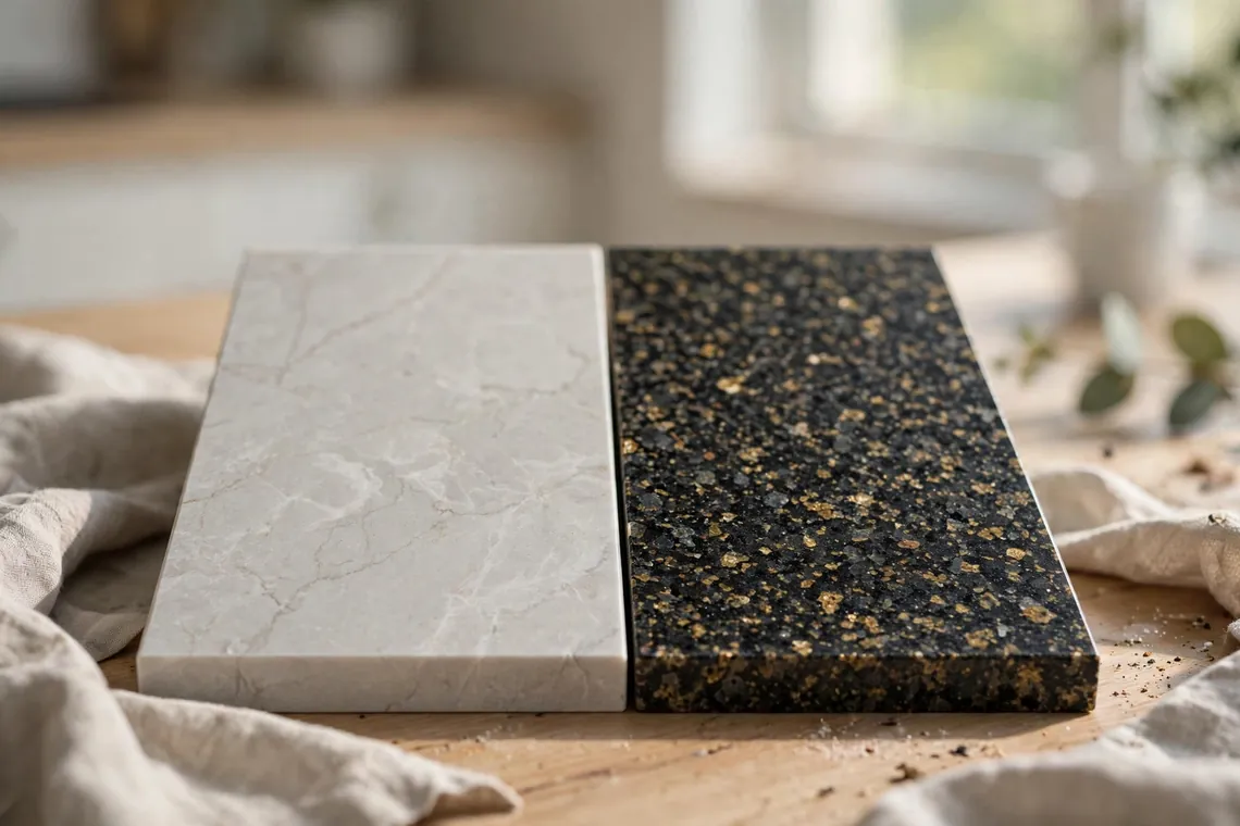 Granite countertops Dallas installation in a remodeled kitchen